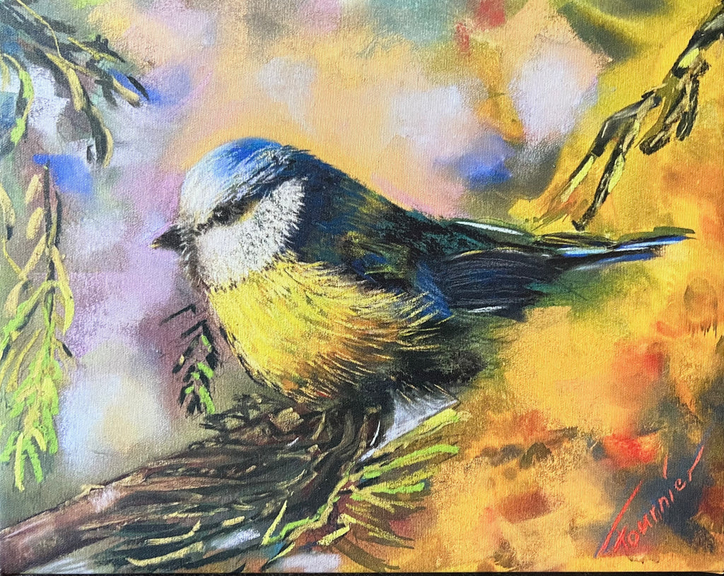 "Indigo"Print on Canvas11"x14"