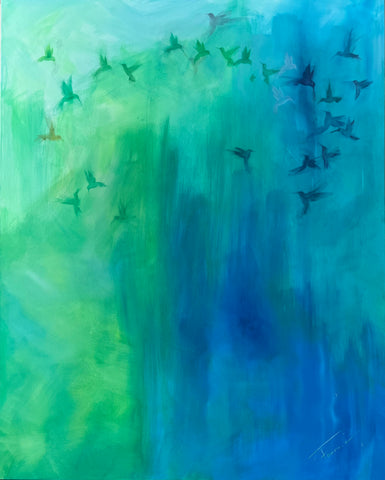 "Letting Go" Oil on Canvas 60"x48"