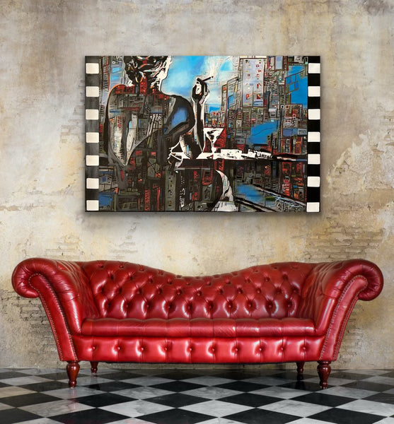 "Moving On" Acrylic on Canvas 24"x36"