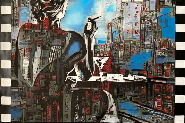 "Moving On" Acrylic on Canvas 24"x36"