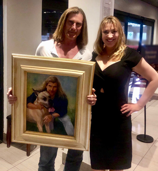 "FABIO" 24"x36" Original Fine Art Pastel on Board-SOLD